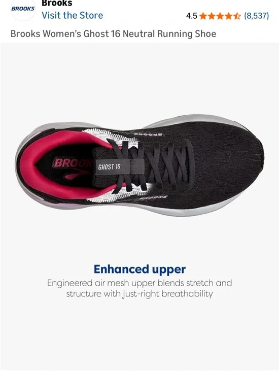 Brooks Ghost 16 Running Shoe - Picture 5 of 5